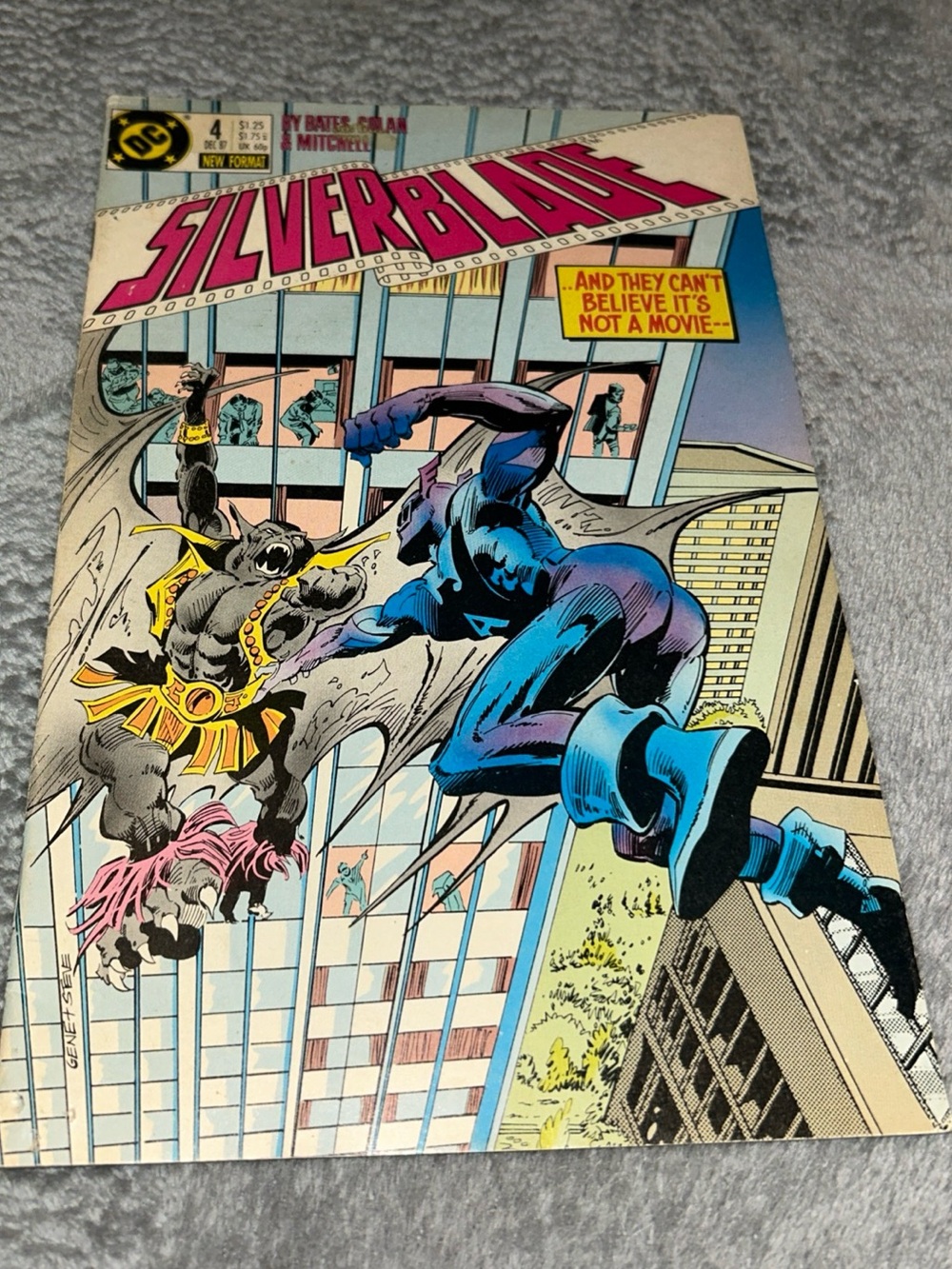 Silverblade #4, December 1987, DC Comics, Comic Book